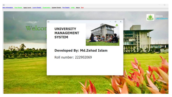 University Management System